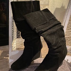 Women’s black tall boots